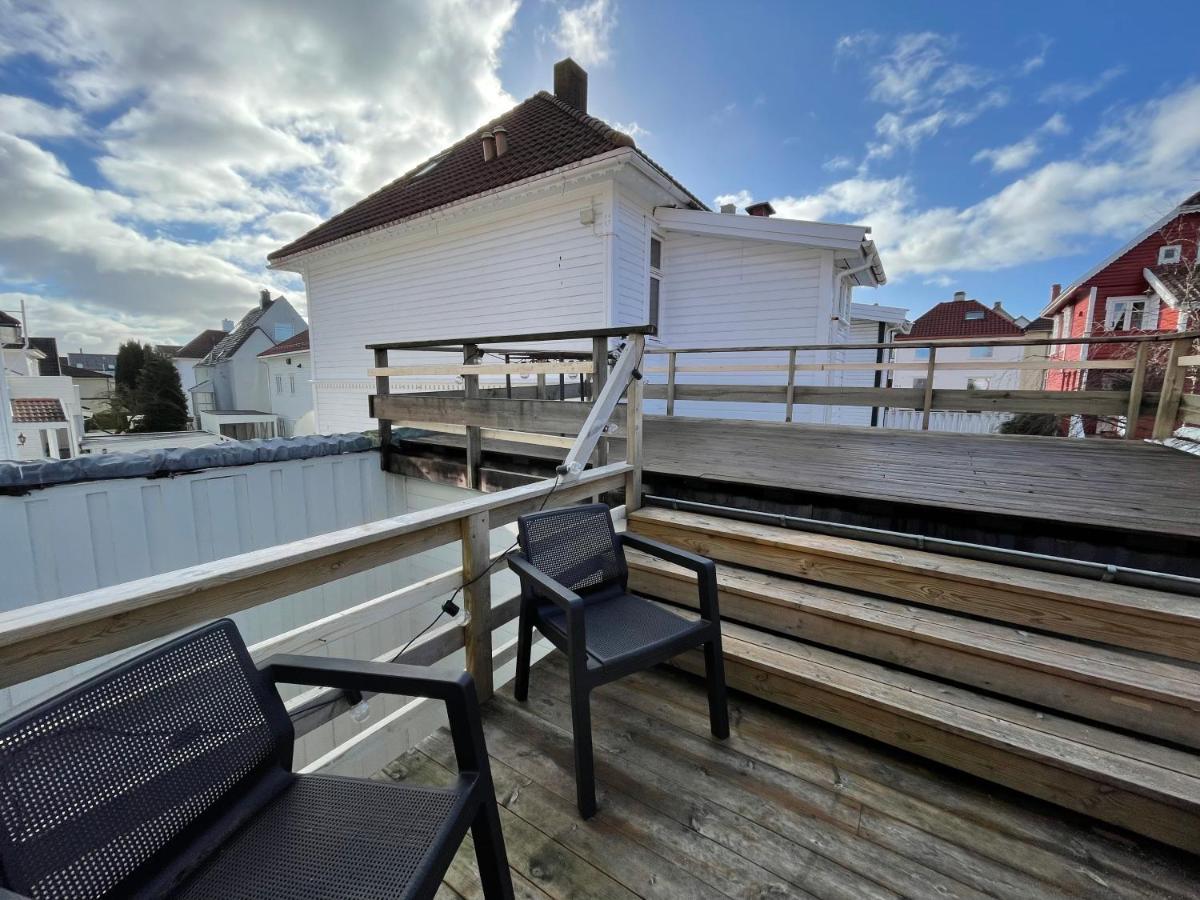 Central Bnb Stavanger At Bertis Ap 9 Generous Rooftop Terrace Esterno foto